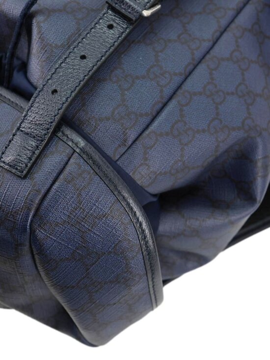 GUCCI  Ophidia GG Supreme Canvas Backpack Navy Blue 598140 main image 13